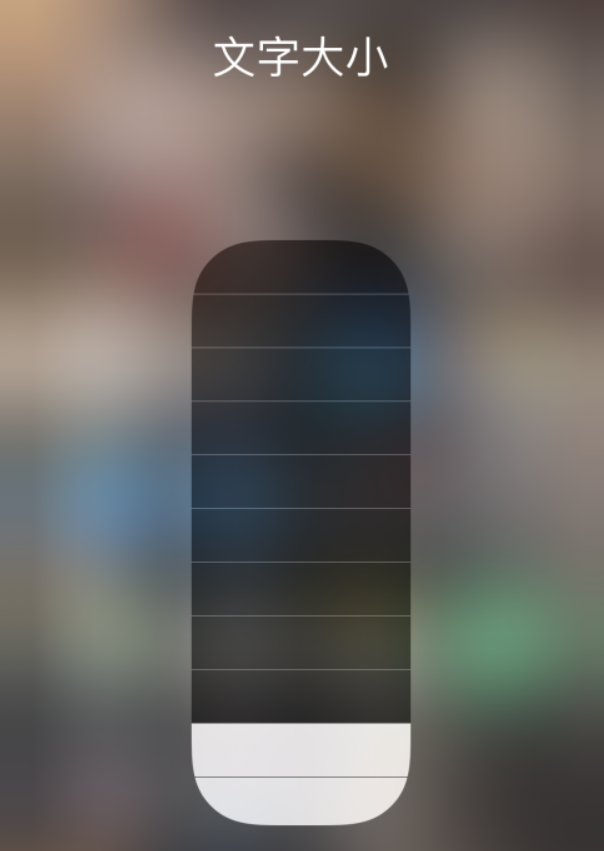 多伦苹果手机维修分享小技巧：在 iPhone 控制中心快速调节字体大小 