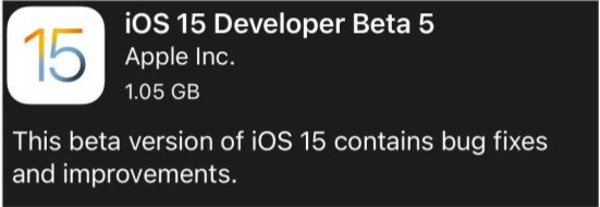 多伦苹果手机维修分享如何升级到iOS15.0 beta5 
